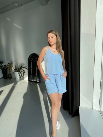 Майка з шортами BO.Brand, жатка, американський креп