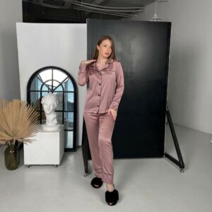 Піжама жіноча BO.Brand сорочка, штани та шортами 3 в 1