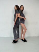 Піжама жіноча BO.Brand велюрова 3 в 1