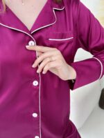 Жіноча піжама BO.Brand, сорочка з довгим рукавом та вільні штани