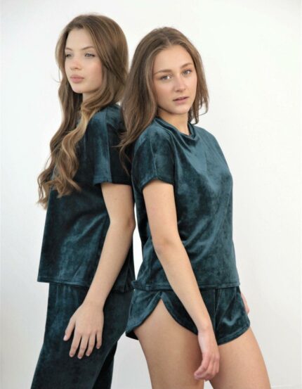 Піжама жіноча BO.Brand велюрова 3 в 1