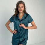 Жіноча піжама для дому BO.Brand, сорочка та шорти