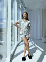 Піжама жіноча BO.Brand сорочка з шортами