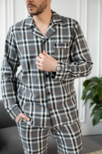 Чоловіча піжама BO.Brand, колір сірий