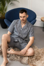 Чоловіча піжама BO.Brand сорочка та шорти