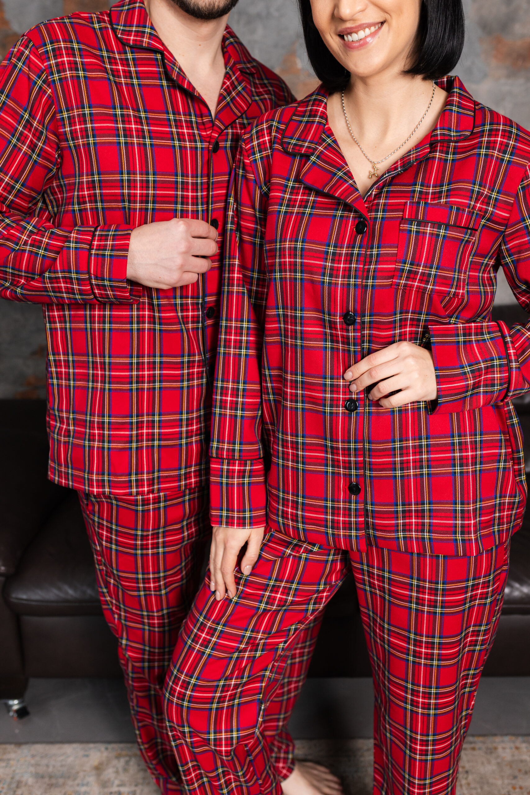 Сімейні піжама в червону клітинку BO.Brand