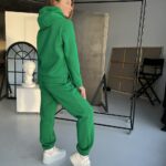Жіночий спортивний костюм BO.Brand на флісі , зелений