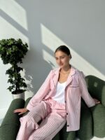 Жіноча піжама BO.Brand, сорочка та штани котон натуральна тканина