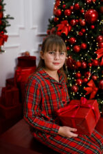 Дитяча піжама BO.Brand у червону клітинку