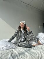 Жіноча піжама BO.Brand котон сірий