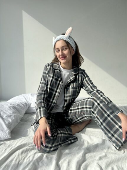 Жіноча піжама BO.Brand котон сірий