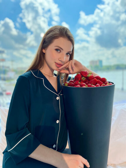 Шовкова жіноча піжама BO.Brand, колір смарагд