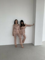 Жіноча піжама BO.Brand всесезонна, сорочка та штани, колір пудровий - Зображення 7