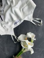 Жіноча шовкова майка BO.Brand колір білий - Зображення 8