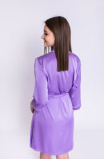 Жіночий халат та сорочка BO.Brand (шовк, пудровий) - Зображення 10