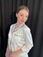 Жіночий халат BO.Brand (сорочка для дому та відпочинку, колір білий) - Зображення 5