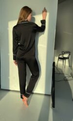 Жіноча піжама BO.Brand 3 в 1 в чорному кольорі - Зображення 6