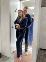 Чоловіча велюрова піжама BO.Brand синій колір - Зображення 9