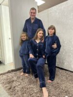 Чоловіча велюрова піжама BO.Brand синій колір - Зображення 10