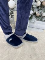 Чоловіча велюрова піжама BO.Brand синій колір - Зображення 12