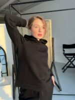 Жіночий спортивний костюм BO.Brand на флісі , колір графіт - Зображення 10