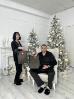 Парні піжами BO.Brand, сорочка та штани з кишенями, колір чорний - Зображення 8