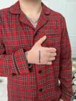 Чоловіча котонова піжама BO.Brand, колір червоний - Зображення 8