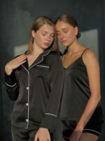 Жіноча піжама BO.Brand 3 в 1 в чорному кольорі - Зображення 8