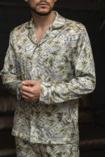 Сатинова чоловіча піжама BO.Brand принт долари - Зображення 4