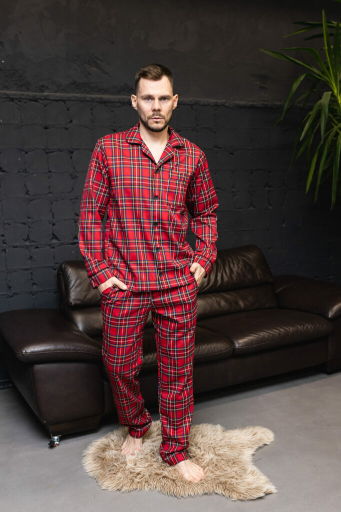 Чоловіча піжама преміум класу з італійської бавовни