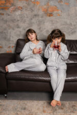 Котонова дитяча піжама BO.Brand сорочка і штани - Зображення 4