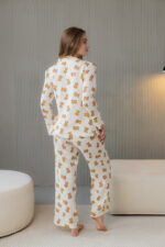 Жіноча піжама BO.Brand муслінова з ведмедиками - Зображення 3