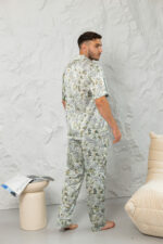 Шовкова чоловіча піжама BO.Brand принт долари - Зображення 3