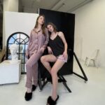 Піжама жіноча 3 в 1 BO.Brand (сорочка, штани та шорти, колір пудровий)