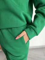 Жіночий спортивний костюм BO.Brand на флісі зелений - Зображення 3