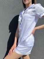 Піжама жіноча BO.Brand двійка, білий - Зображення 3