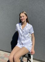 Піжама жіноча BO.Brand двійка, білий - Зображення 2