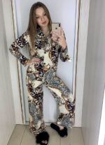 Жіноча піжама BO.Brand зі штанами (комплект штани та сорочкою) - Зображення 2