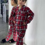 Дитяча піжама BO.Brand сорочка та штани у червону клітинку