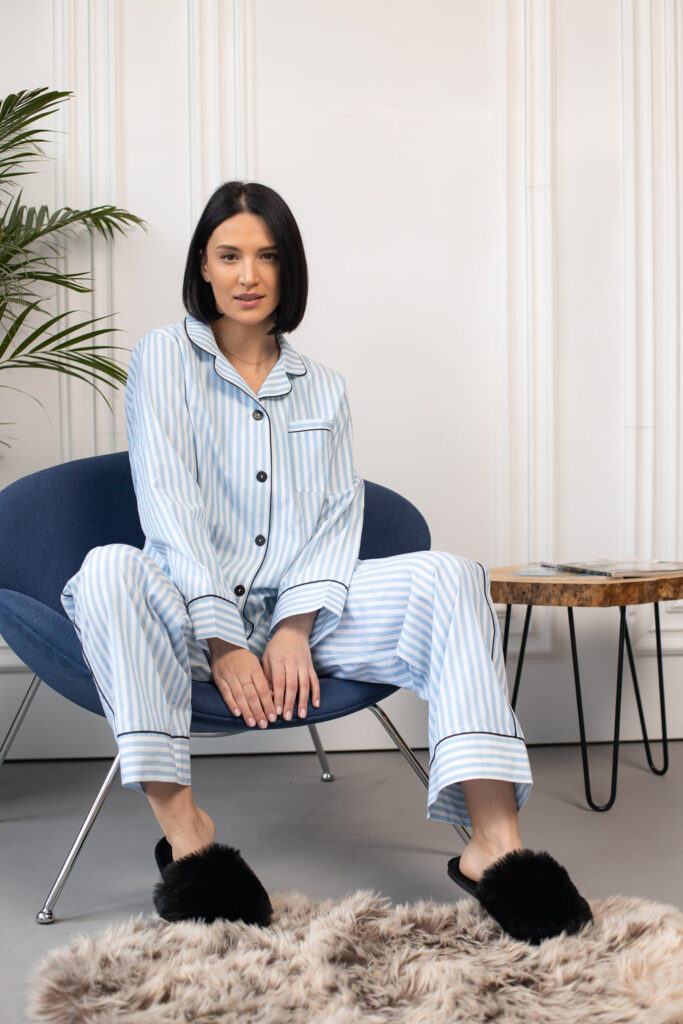 Жіноча піжама BO.Brand бавовняний комплект