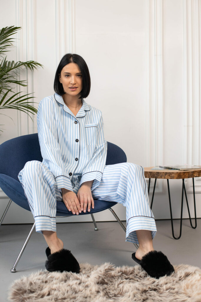 Жіноча піжама BO.Brand бавовняний комплект