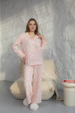 Жіноча піжама натуральний муслін сорочка і штани BO.Brand