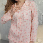 Жіноча піжама натуральний муслін сорочка і штани BO.Brand