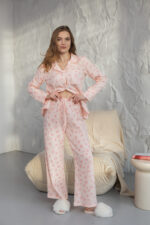 Жіноча піжама натуральний муслін сорочка і штани BO.Brand