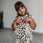 Дитяча шовкова піжама з шортами леопард принт