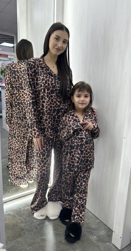 Дитяча піжама зі штанами леопард BO.Brand