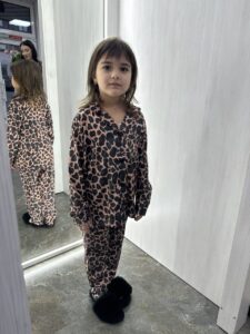 Дитяча піжама зі штанами леопард BO.Brand