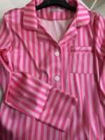 Дитяча шовкова піжама Victoria’s Secret рожева смужка