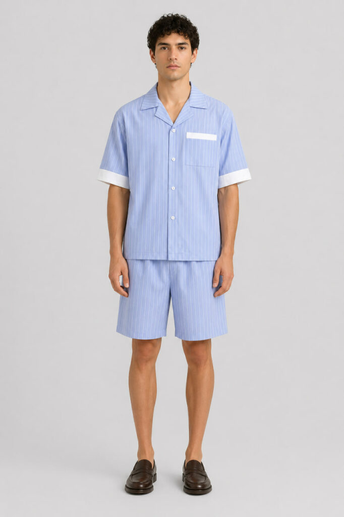 Чоловічий домашній костюм BO.Brand блакитного кольору