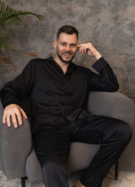 Чоловіча шовкова піжама BO.Brand